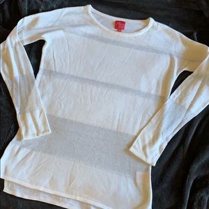 DONATED-DRESS 4 SUCCESS - Lord & Taylor White hip length sweater